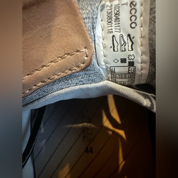 Men’s ECCO S3 Gore Tex GTX silver orange golf shoe sneaker, size 10-10.5 - Picture 8 of 9